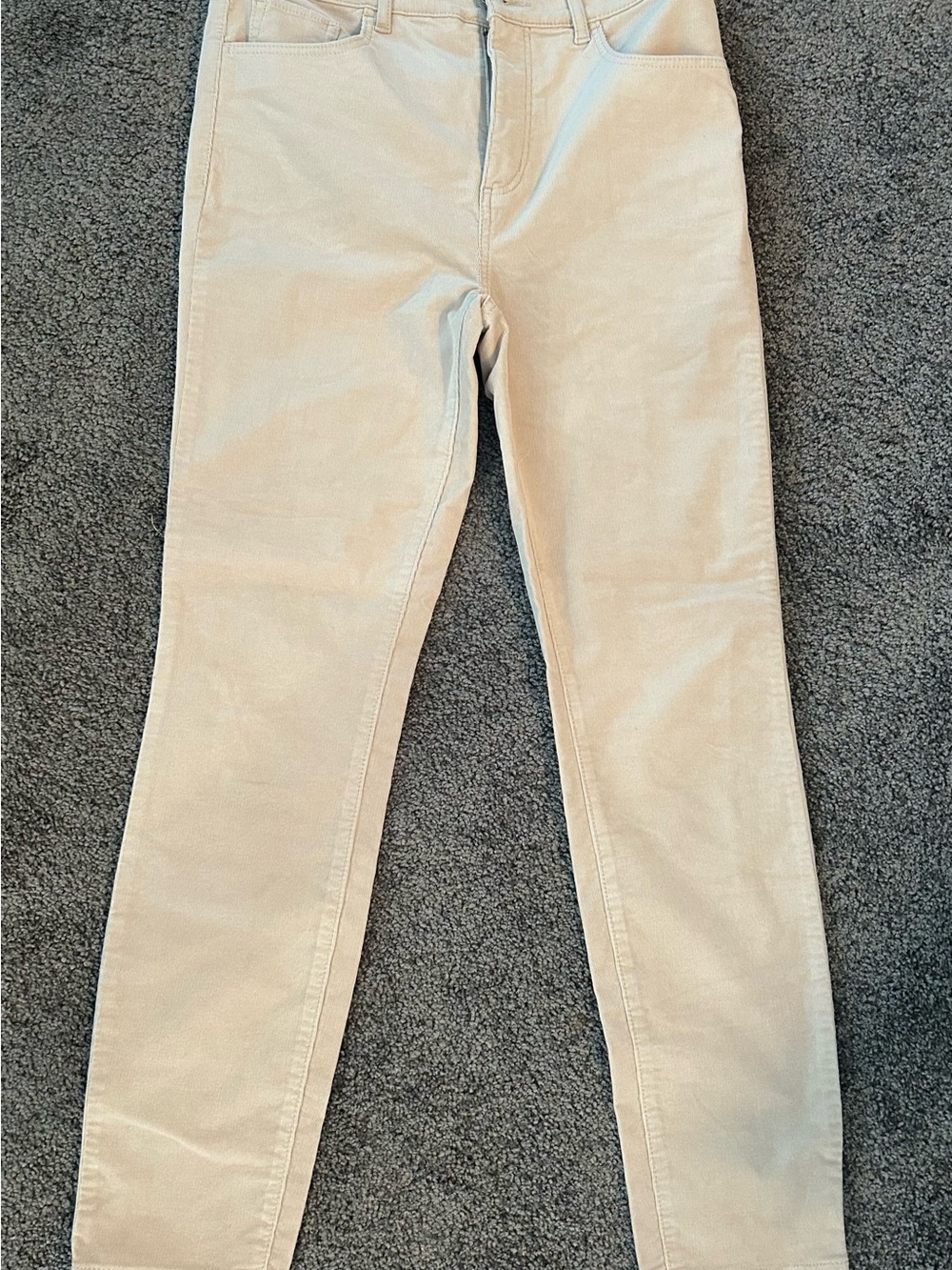 LOFT Women’s Light Beige Skinny Corduroy Jeans
